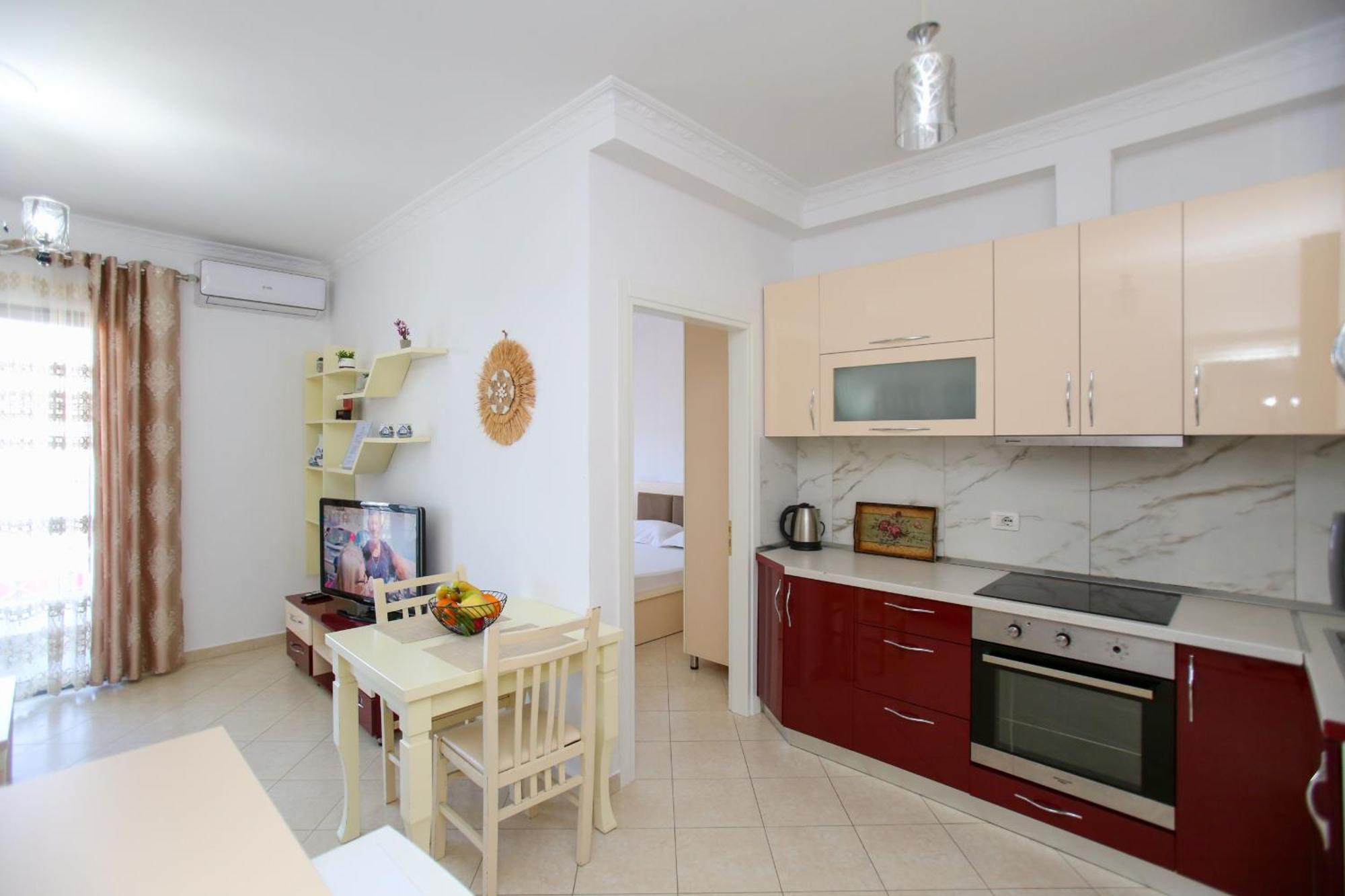 Seascape Apartments Vlore Bagian luar foto