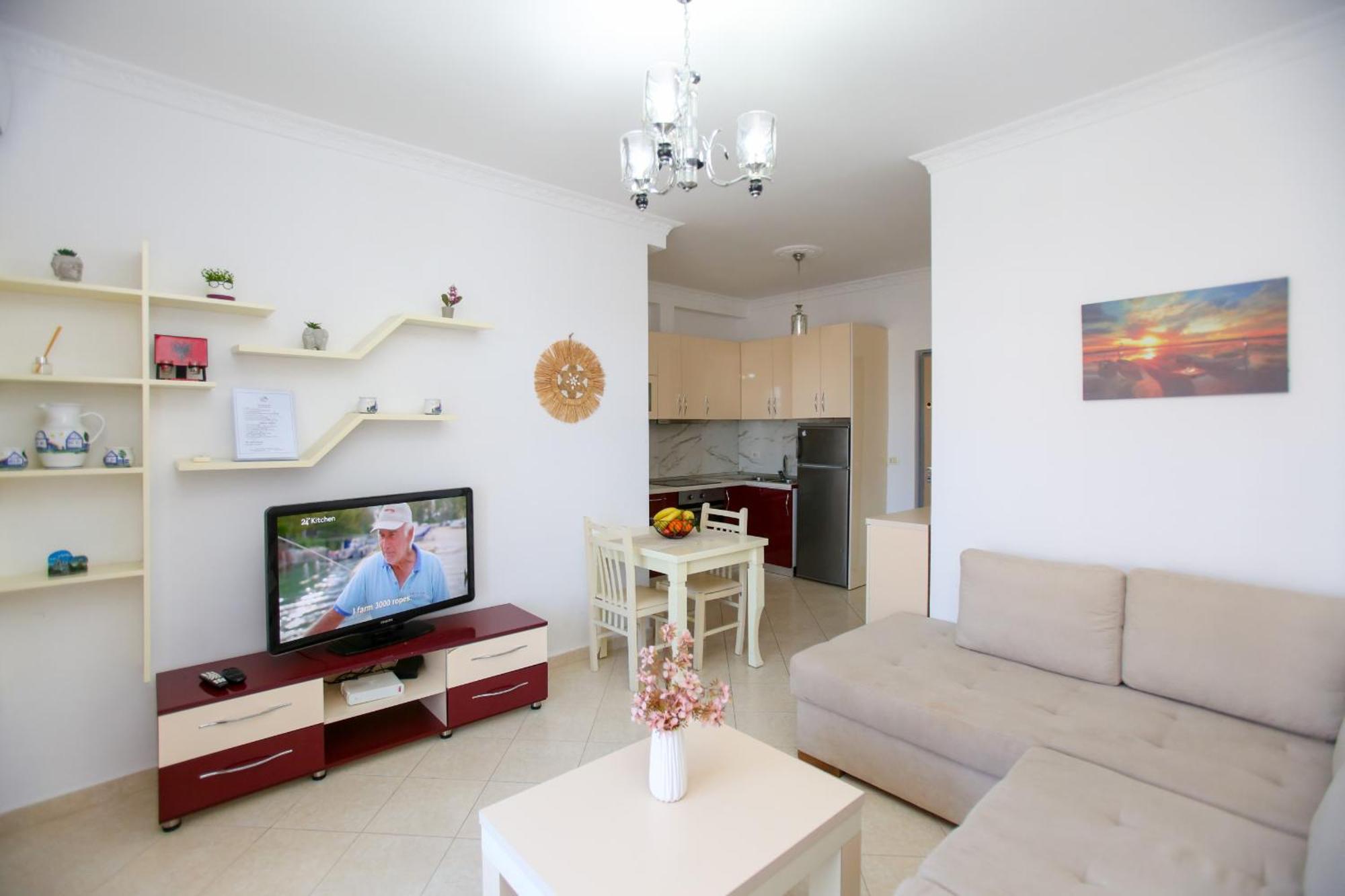 Seascape Apartments Vlore Bagian luar foto